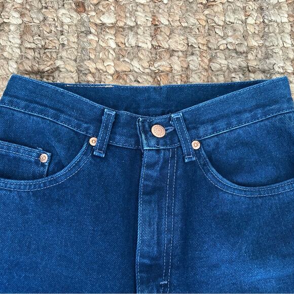 Women’s Lee vintage dark blue mom jeans-size 24 - Picture 2 of 7